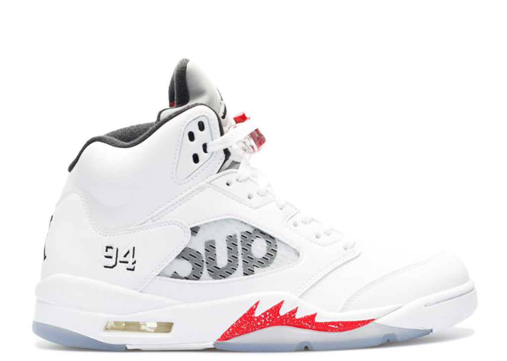 Air Jordan 5 Retro "Supreme" - White
