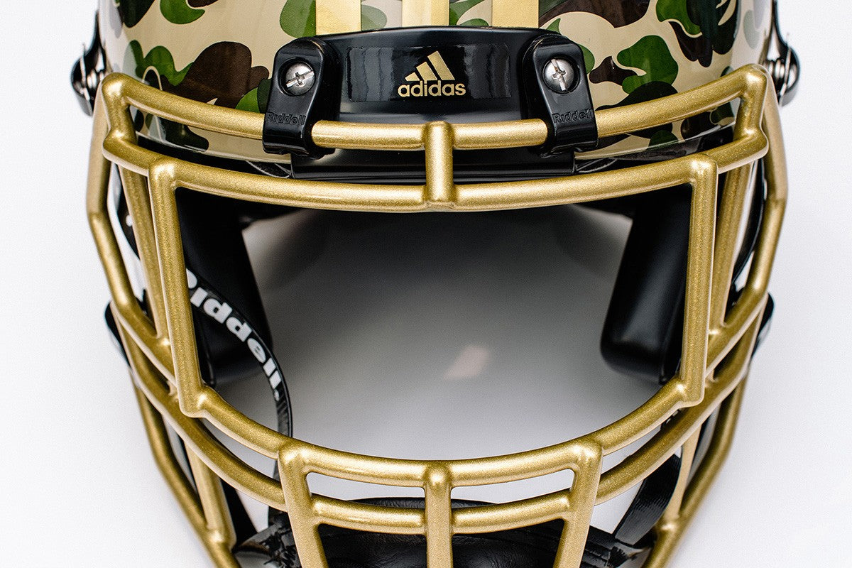 bape adidas football helmet BAPE x adidas Riddell Helmet – Sole Merchants