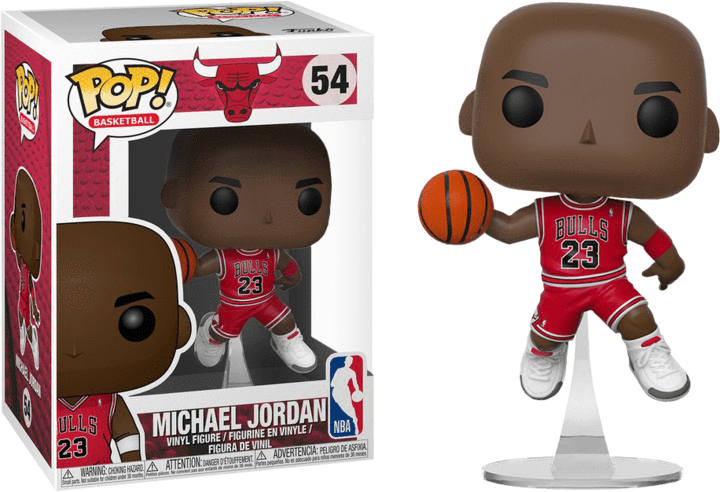 Michael Jordan POP! Vinyl Figure - Bulls Red Jersey